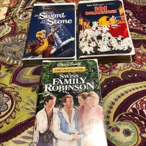 Vhs Disney movies